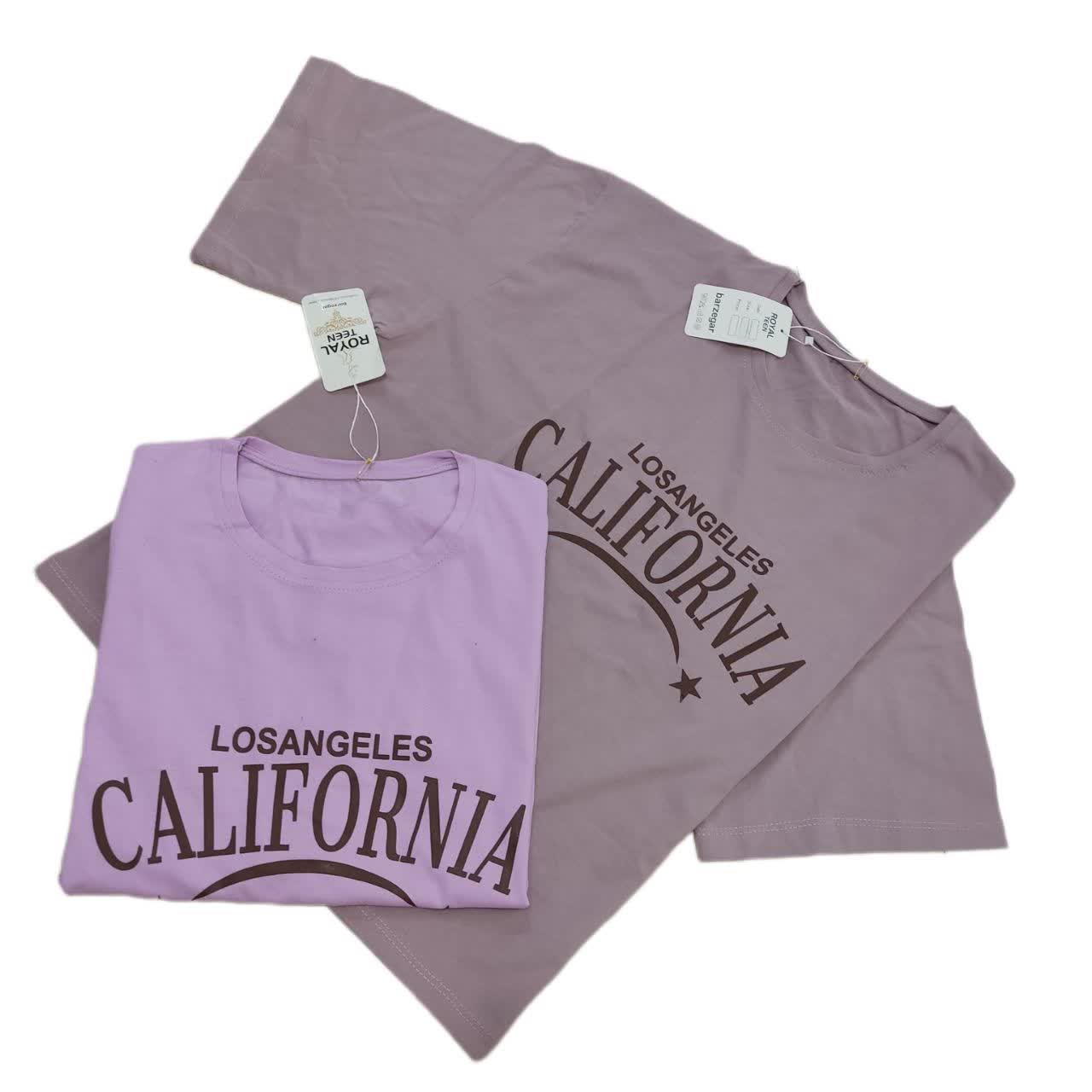 تیشرت دخترانه California نخی فری سایز