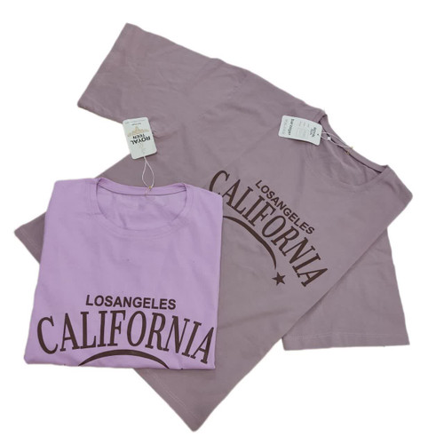 تیشرت دخترانه California نخی فری سایز